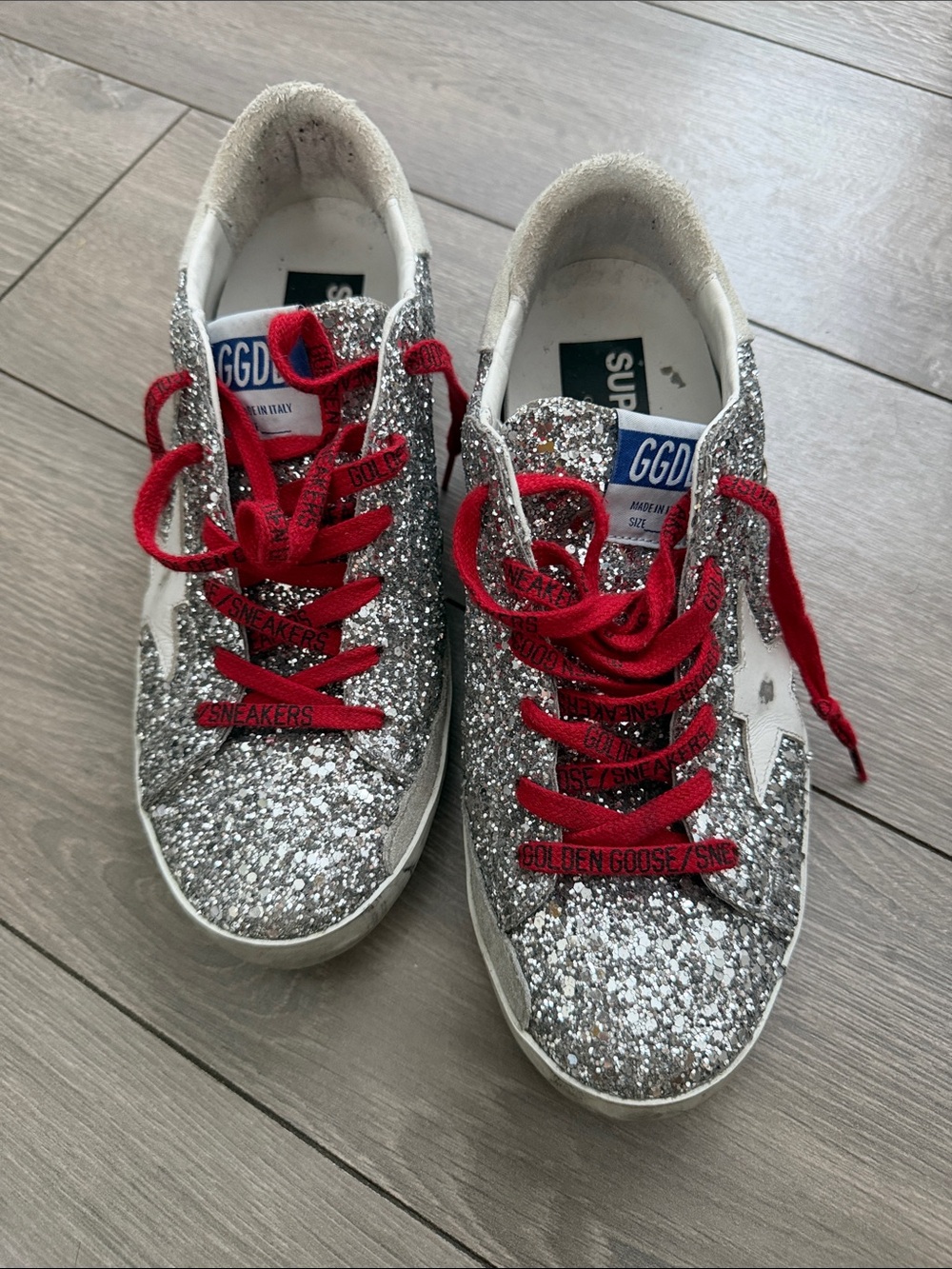 Golden Goose Superstar Glitter Low-Top  Sneakers